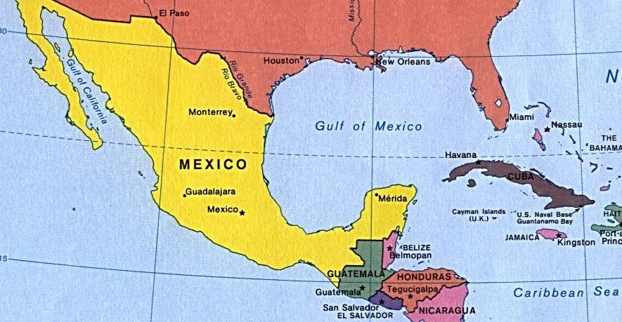 Países da América Central - e suas capitais, idiomas e moedas
